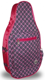 NTB Ladies Pickleball Bags - Sydney (Pink and Navy Knot)